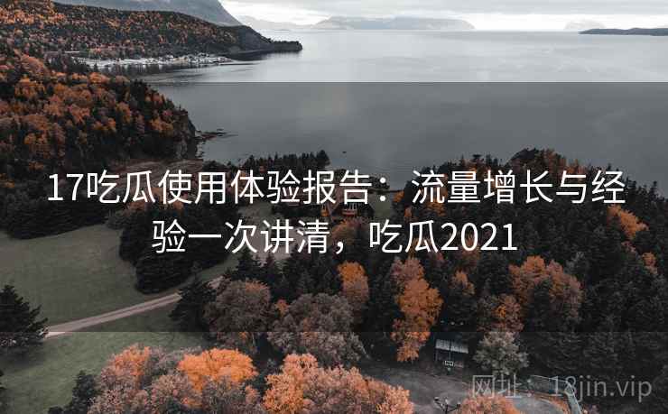 17吃瓜使用体验报告：流量增长与经验一次讲清，吃瓜2021