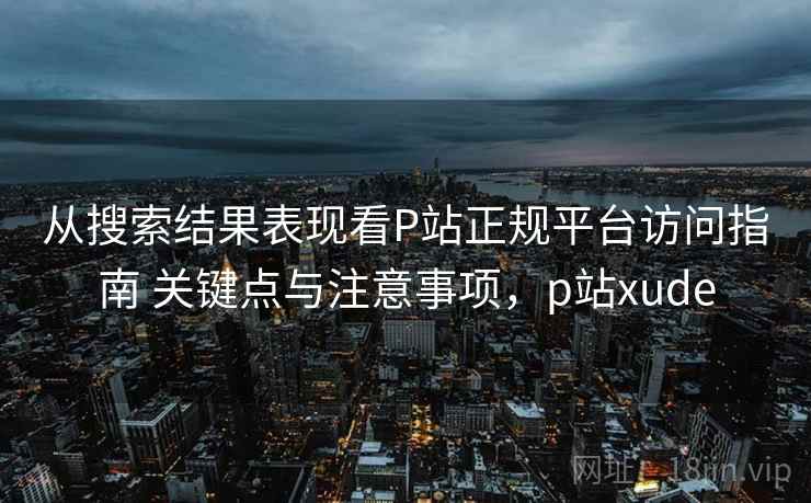 从搜索结果表现看P站正规平台访问指南 关键点与注意事项，p站xude