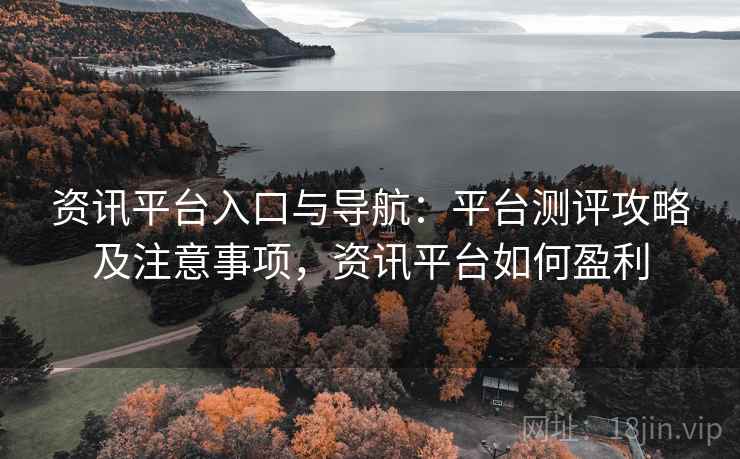资讯平台入口与导航：平台测评攻略及注意事项，资讯平台如何盈利