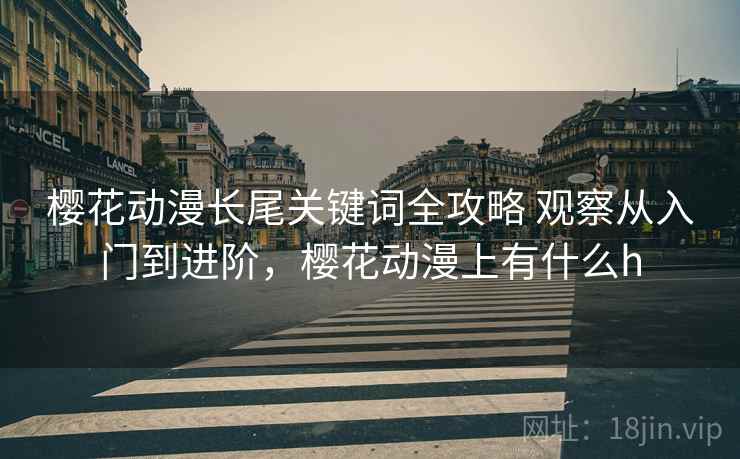 樱花动漫长尾关键词全攻略 观察从入门到进阶，樱花动漫上有什么h