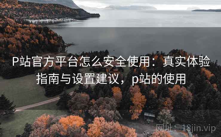 P站官方平台怎么安全使用:真实体验指南与设置建议,p站的使用 P站官方平台怎么安全使用:真实体验指南与设置建议,p站的使用