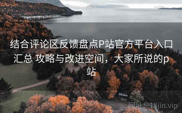 结合评论区反馈盘点P站官方平台入口汇总 攻略与改进空间，大家所说的p站